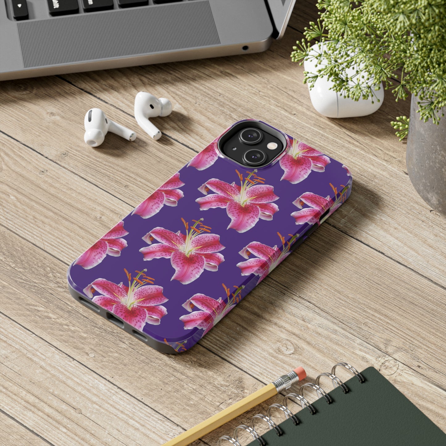 Stargazer Lily Purple Tough Phone Case