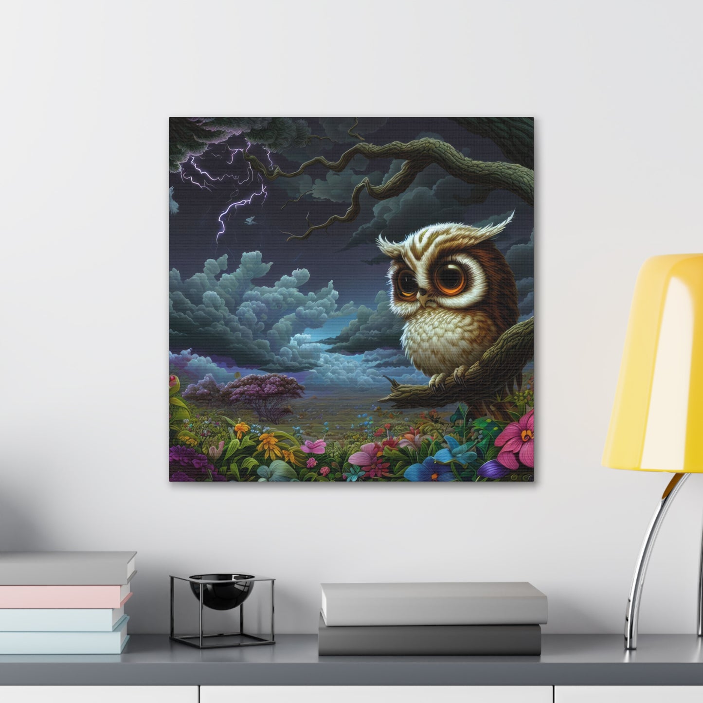 Iowa Owl  - Canvas Wall Art