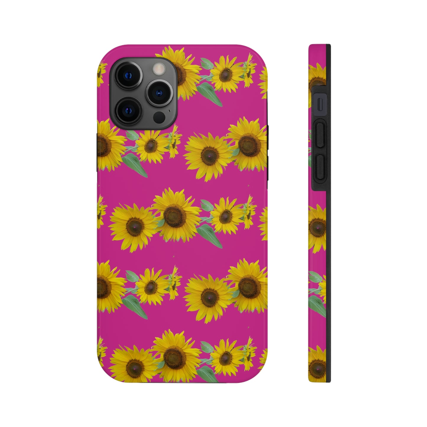 Sunflower Cluster Pink Tough Phone Case