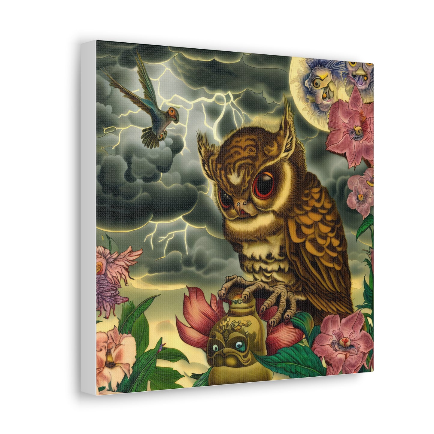 Indiana Owl - Canvas Wall Art