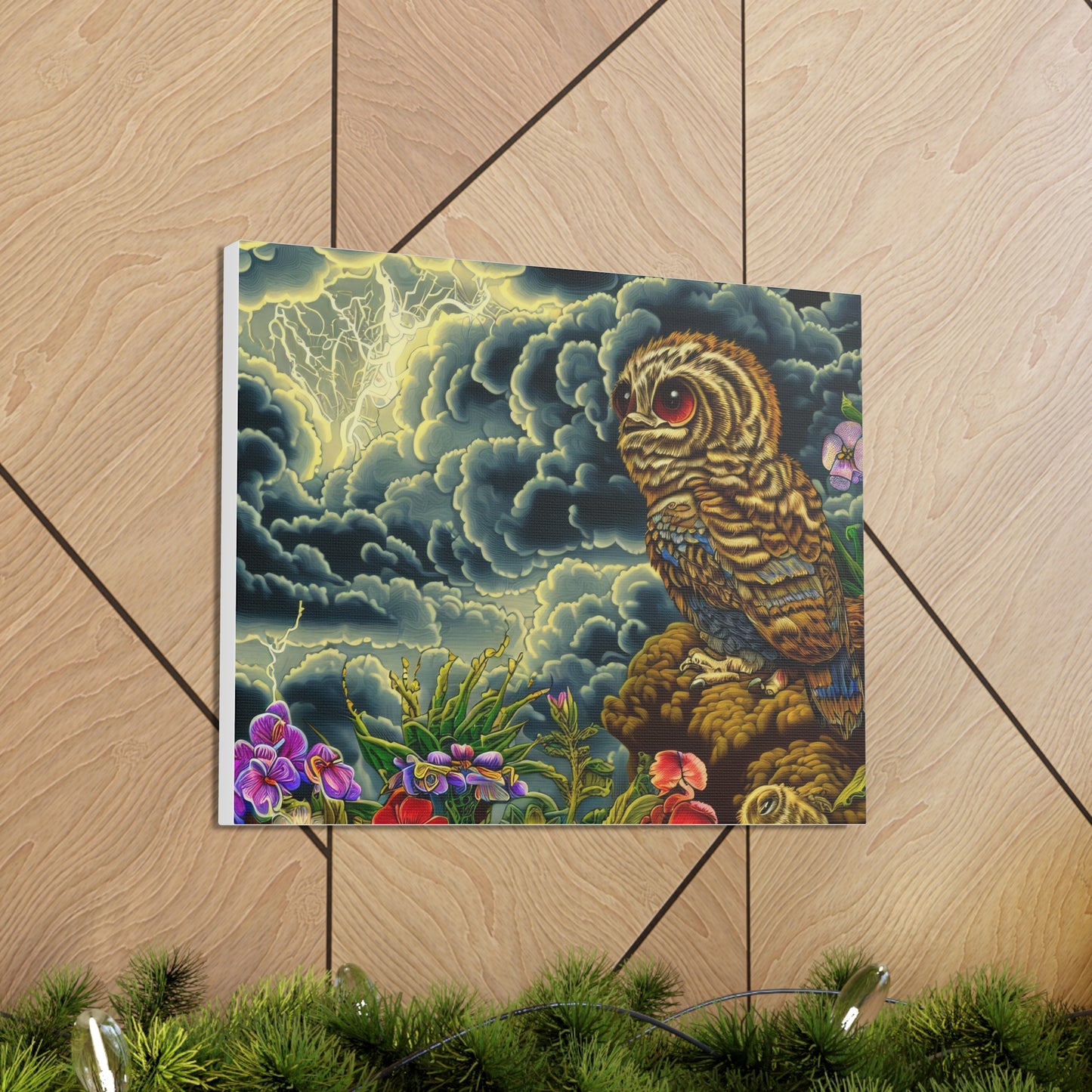 Illinois Owl - Canvas Wall Art