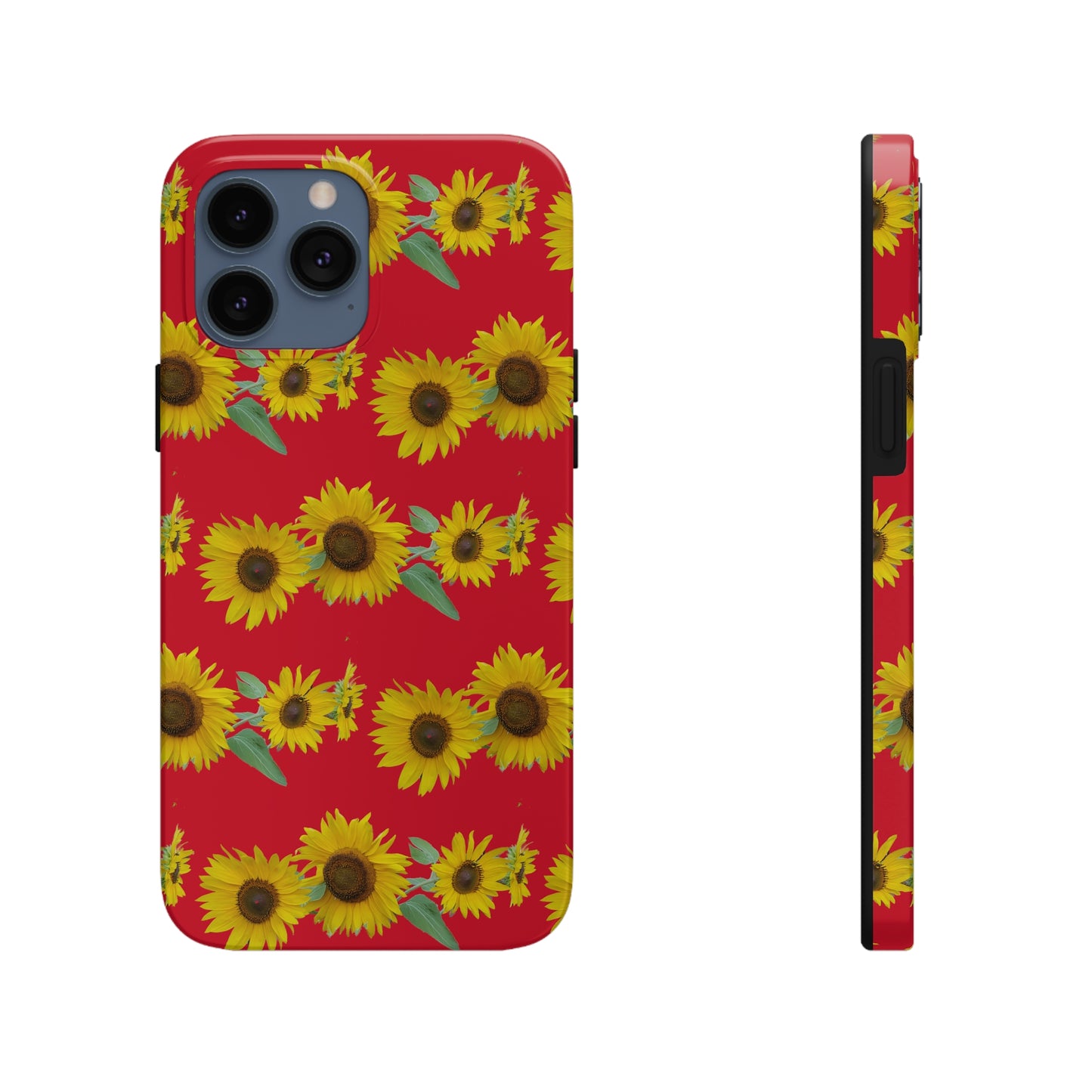 Sunflower Cluster RedTough Phone Case