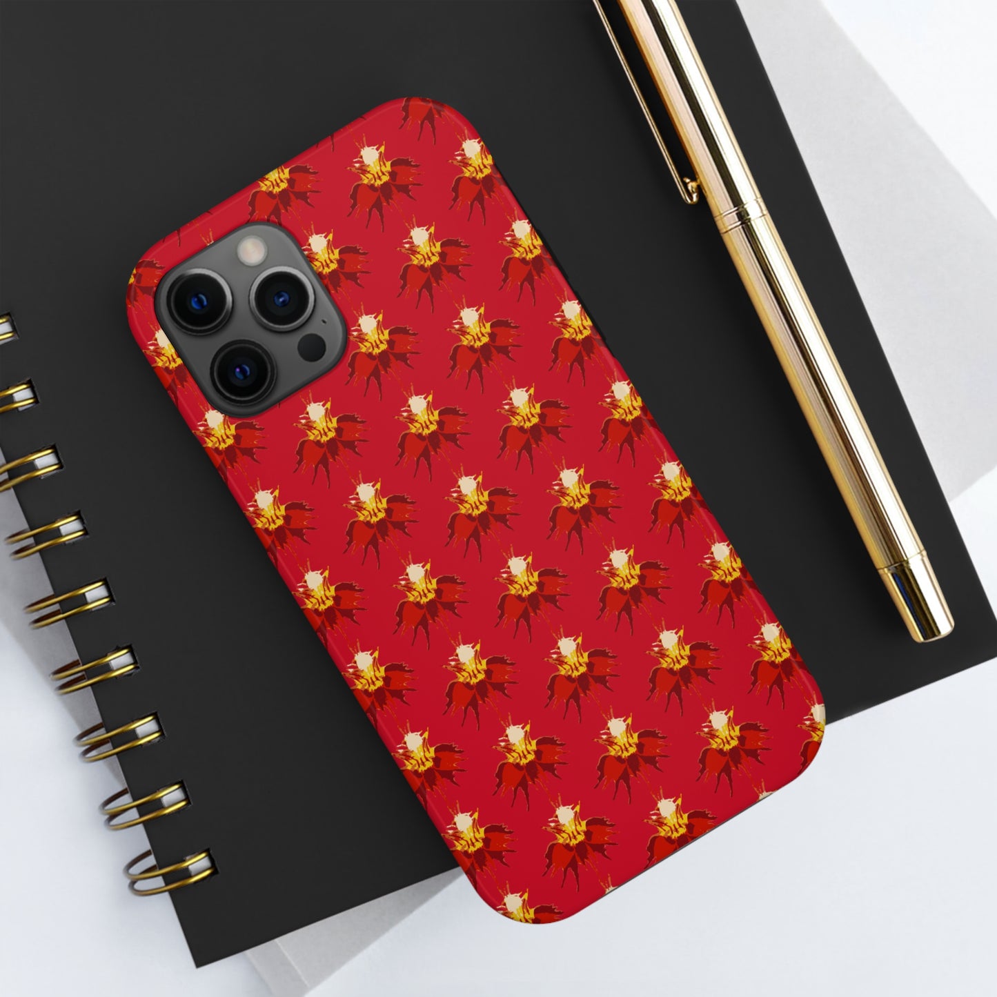 Orchid Sepal Red Tough Phone Case