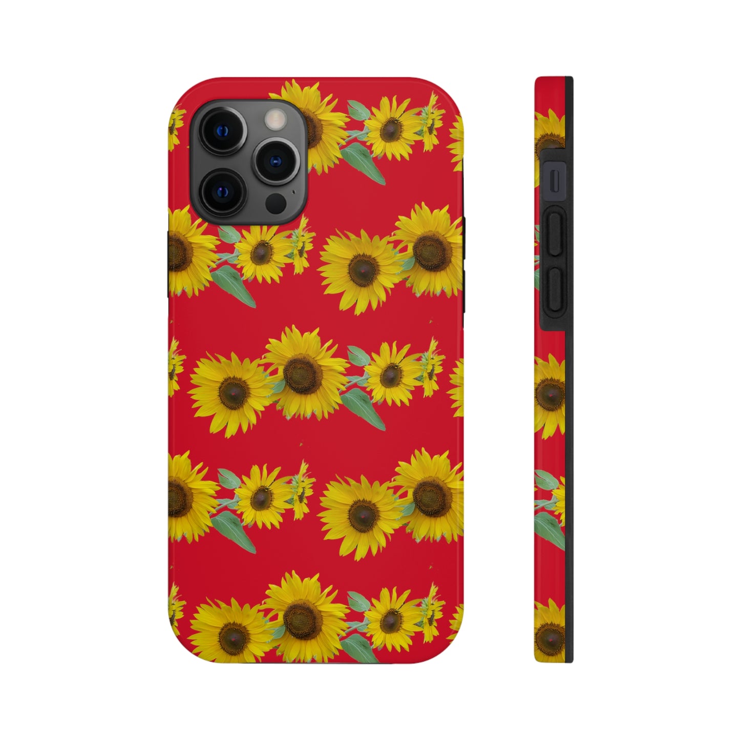 Sunflower Cluster RedTough Phone Case