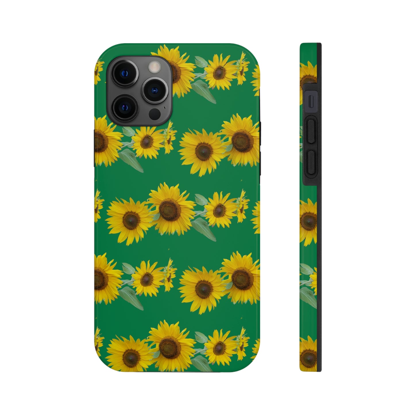 Sunflower Cluster Green Tough Phone Case