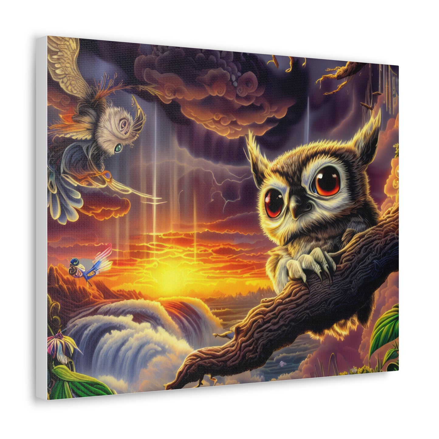 Agamemon Owl - Canvas Wall Art