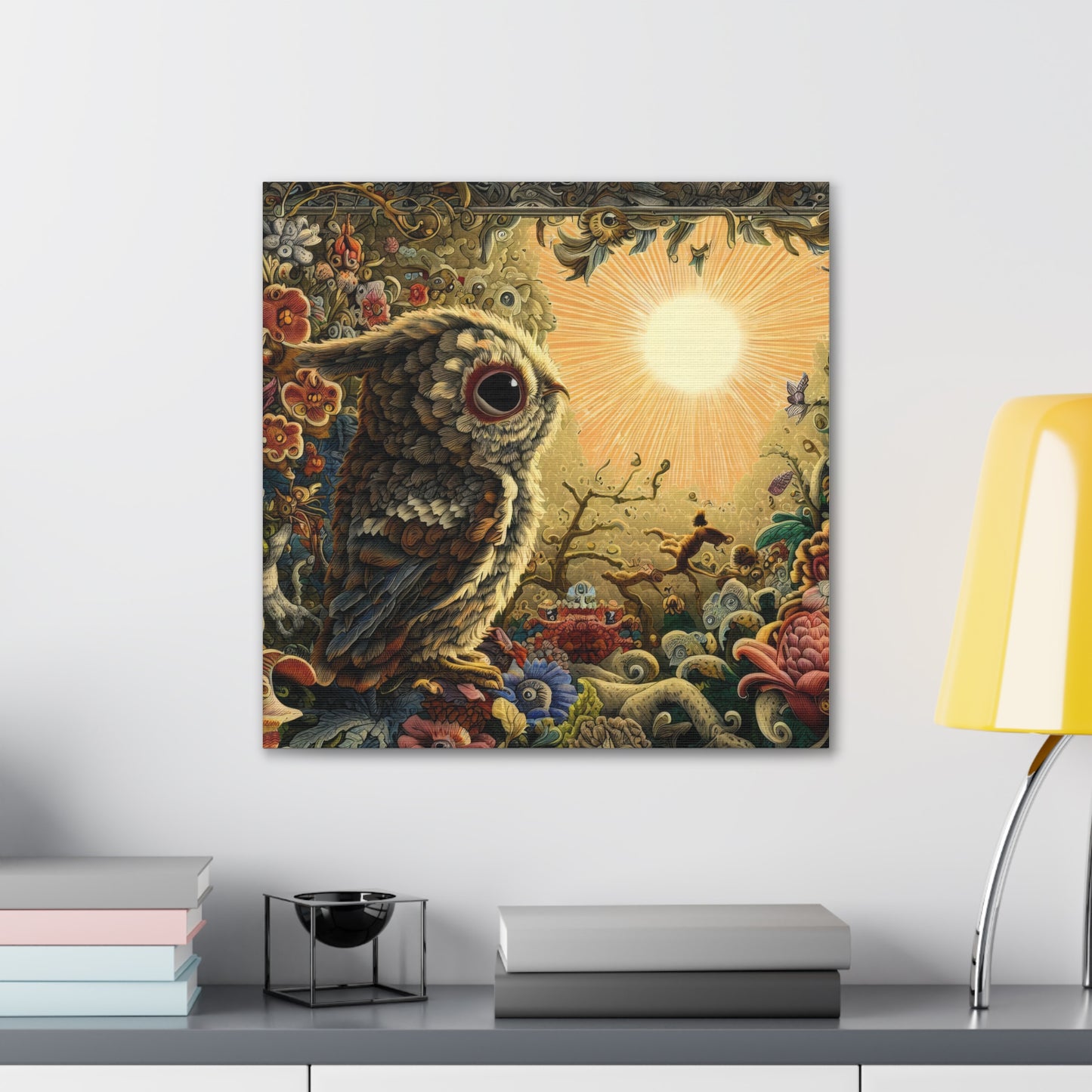 North Carolina Owl - Canvas Wall Art