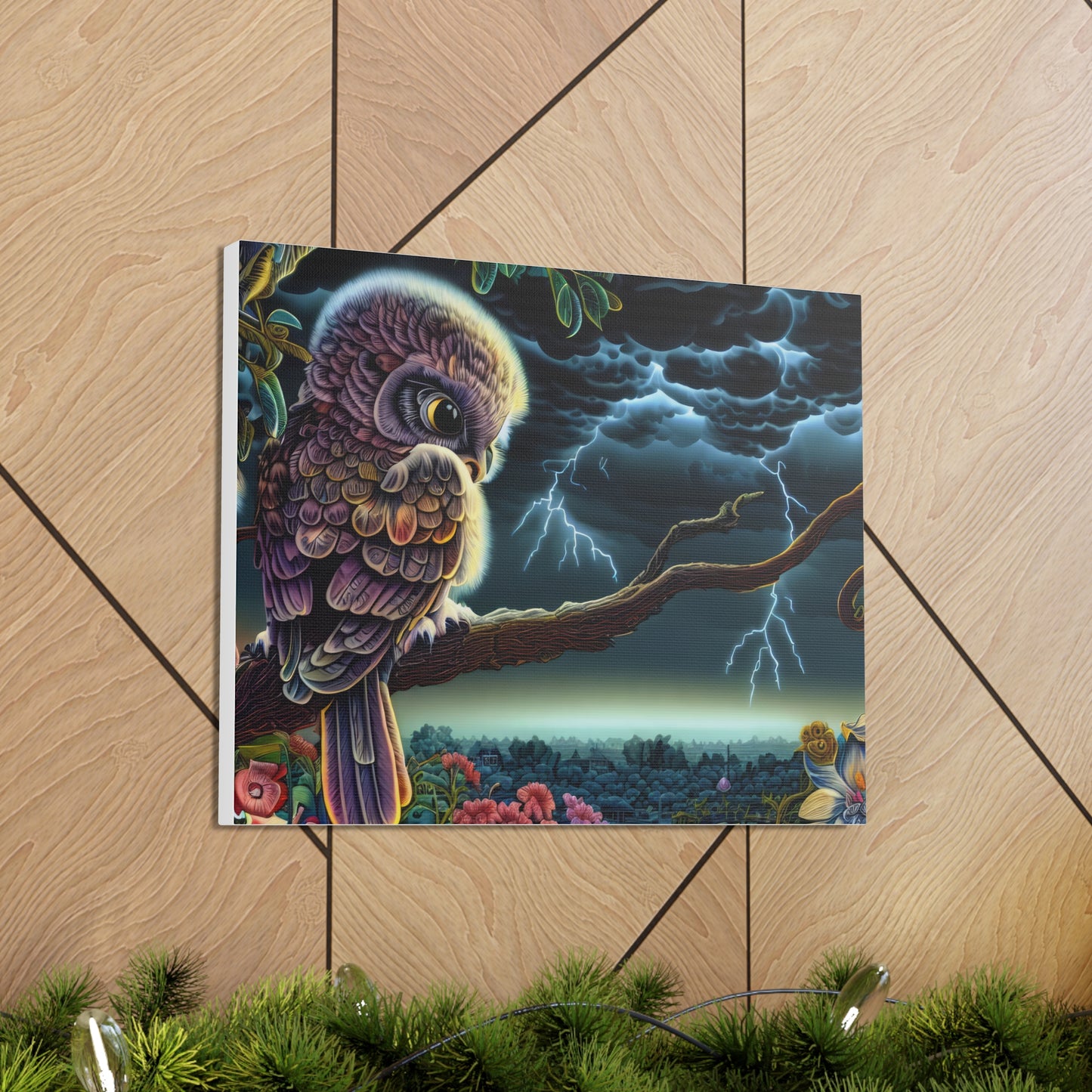 Washington Owl - Canvas Wall Art