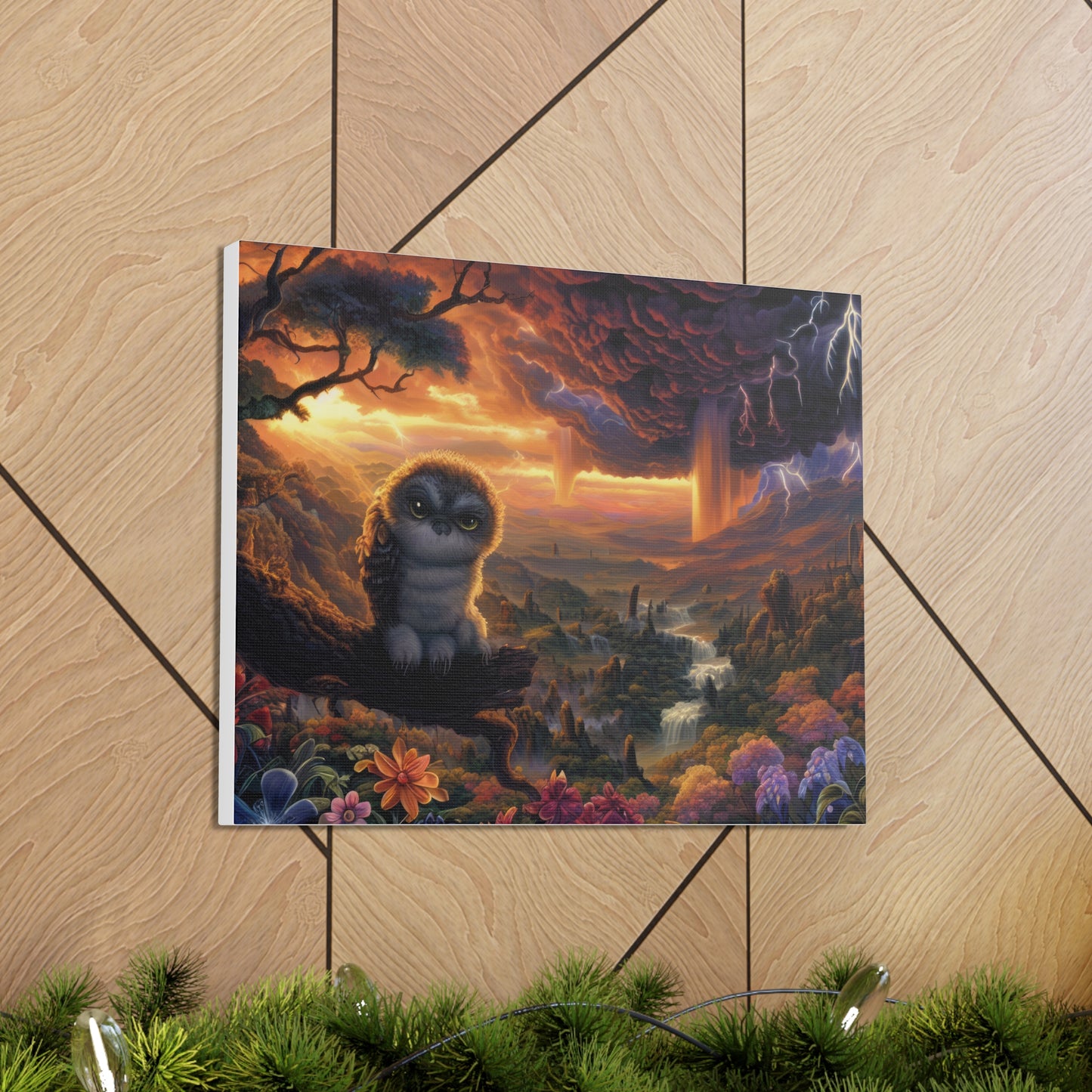 Georgia Owl  - Canvas Wall Art