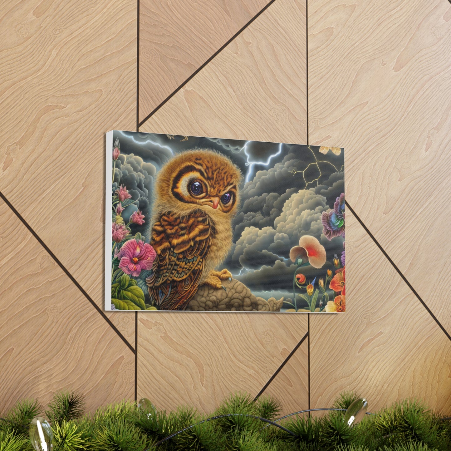 Achilles Owl - Canvas Wall Art