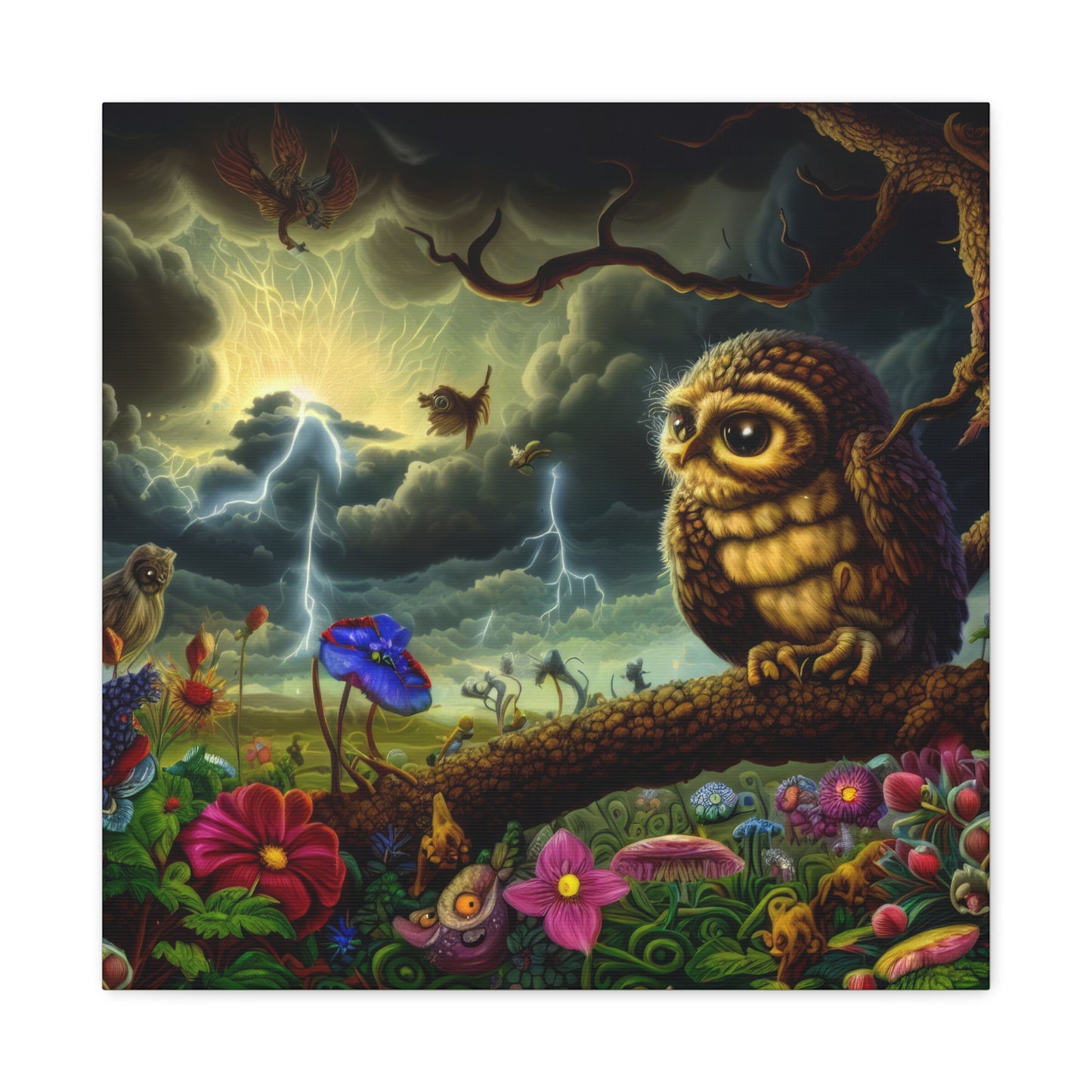 Vermont Owl - Canvas Wall Art