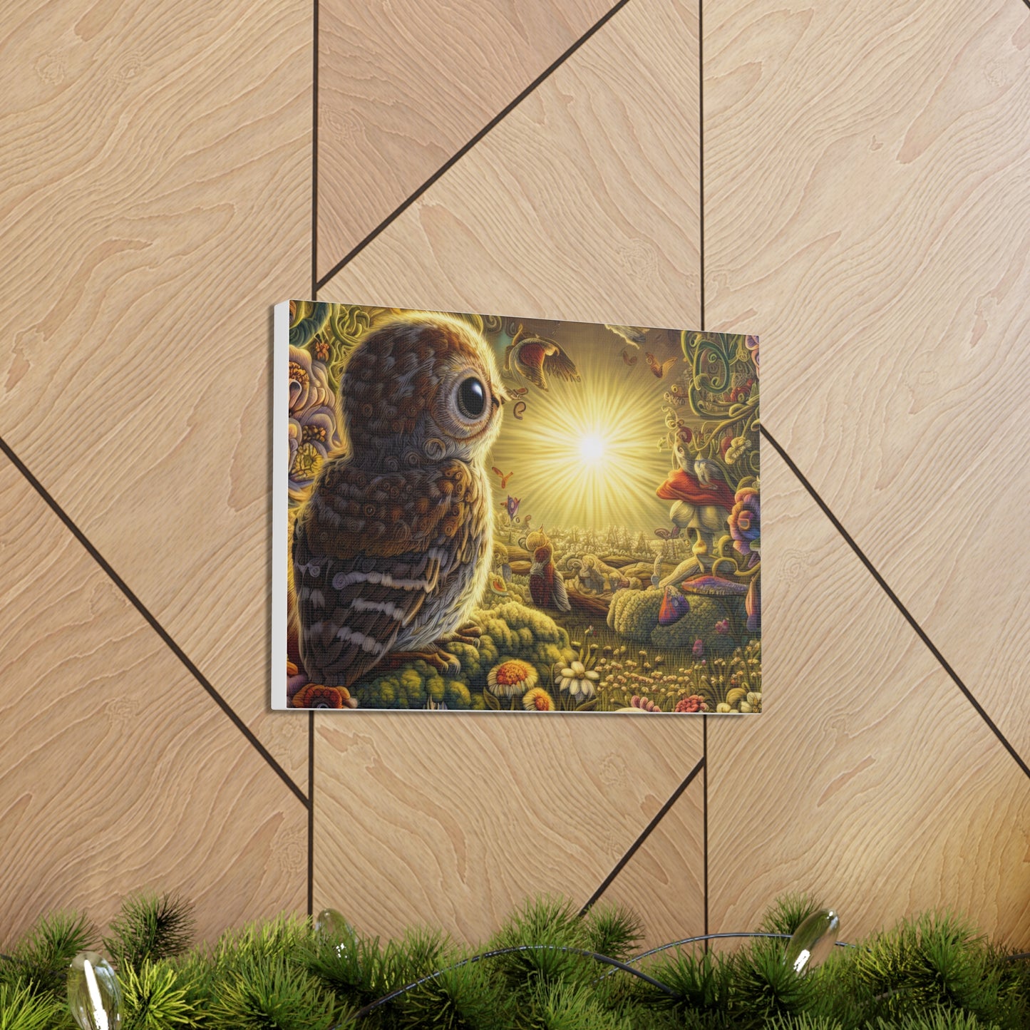 Massachusetts Owl - Canvas Wall Art