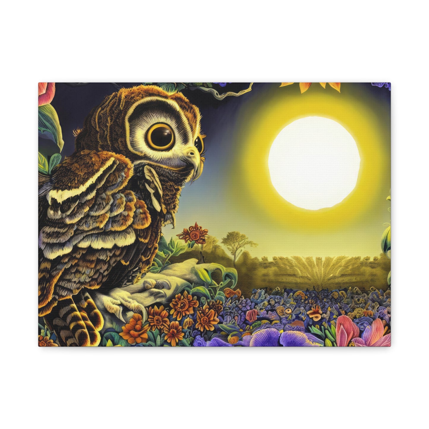 New Hampshire Owl - Canvas Wall Art