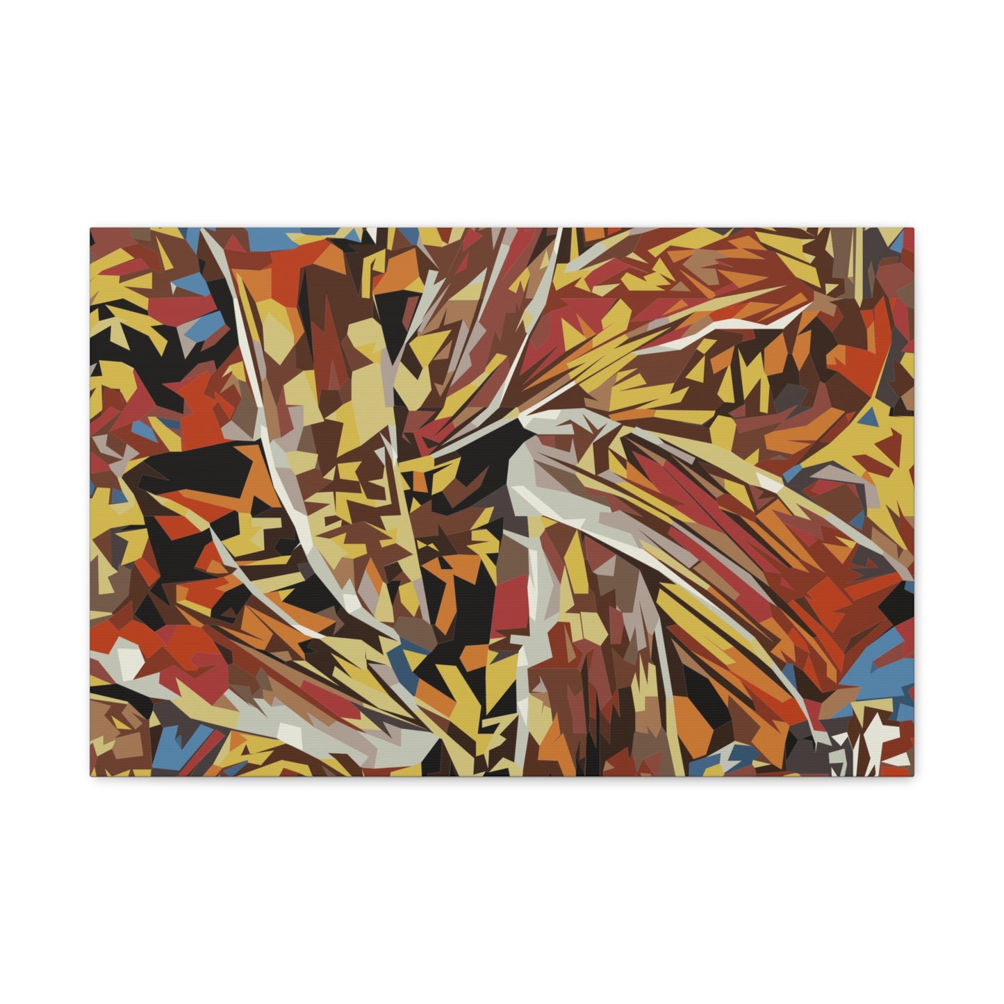 Abstract Floral Fiesta Canvas Gallery Wraps