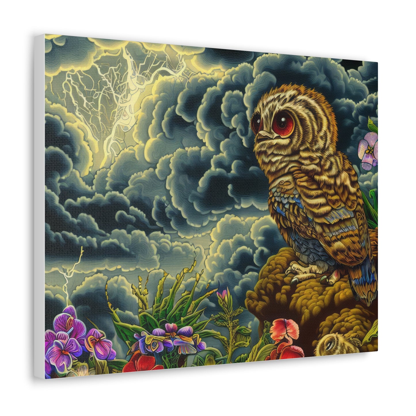 Illinois Owl - Canvas Wall Art