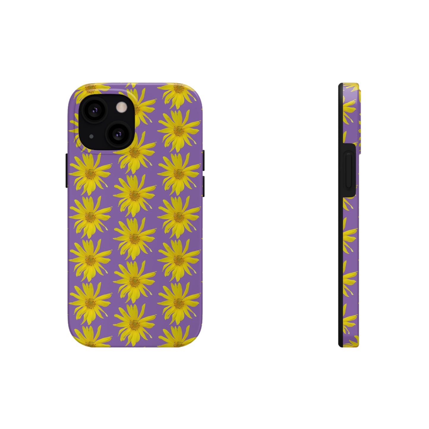 Wild Sunflower Purple Tough Phone Case