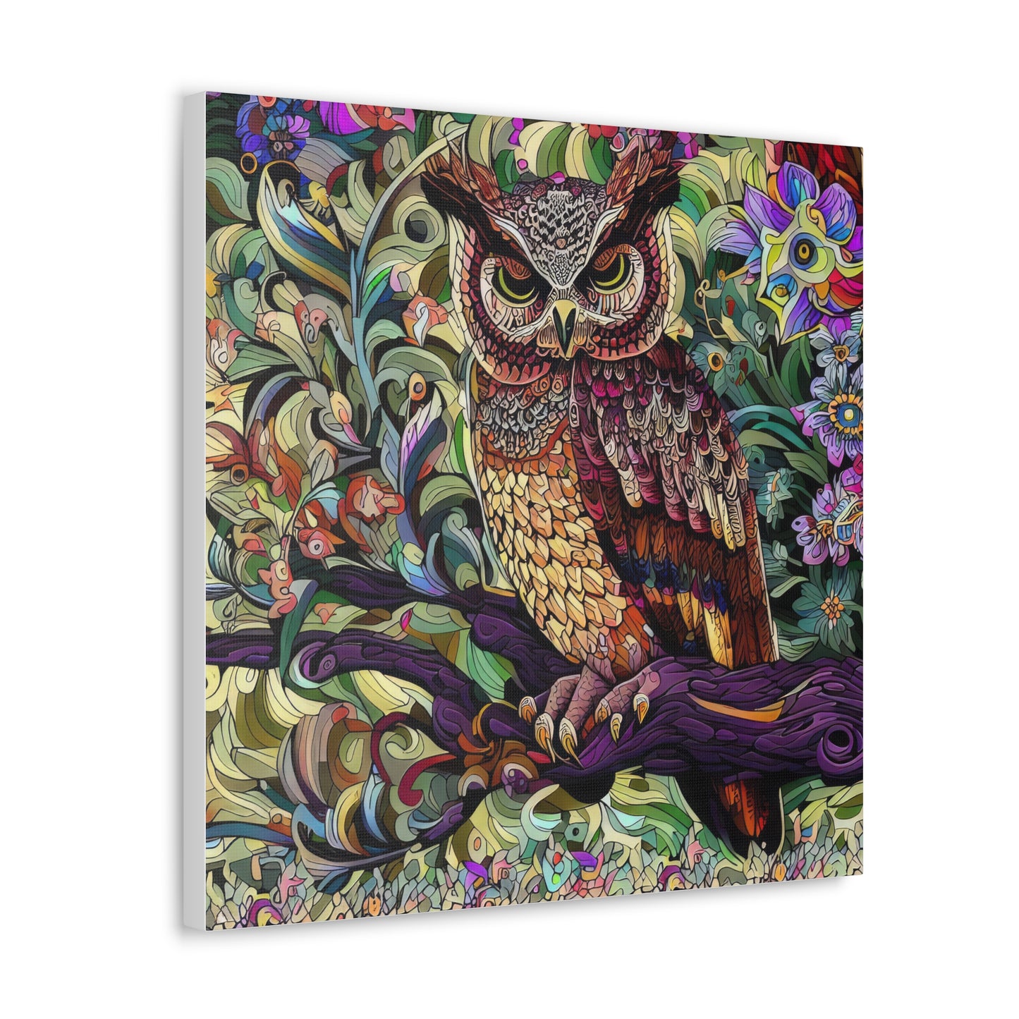 Montana Owl - Canvas Wall Art