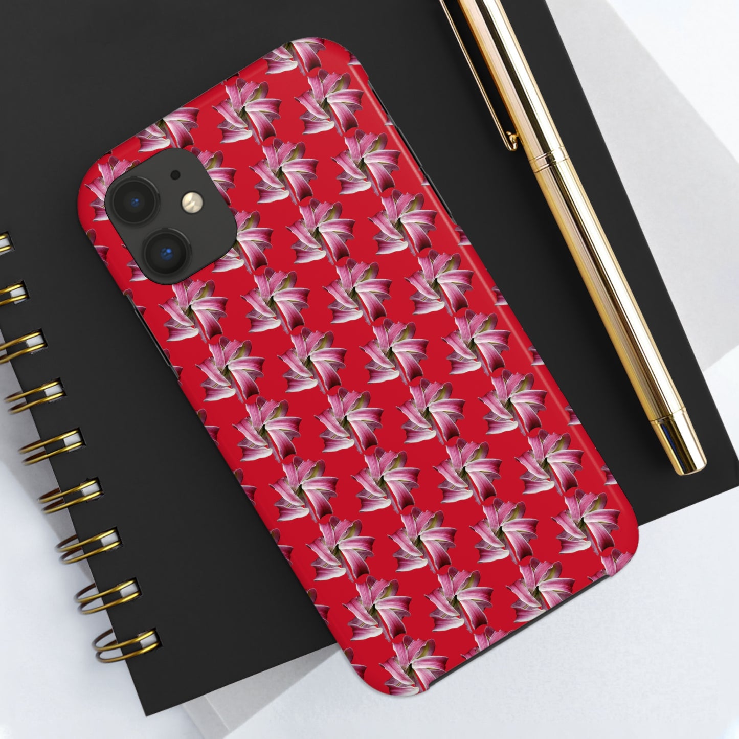 Morning Lily Red Tough Phone Case