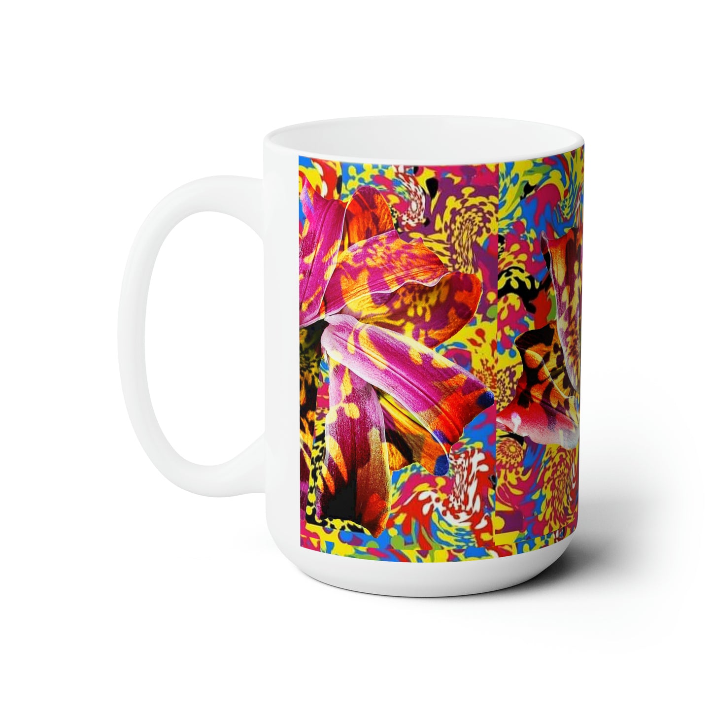 Floral Fiesta Large Mug 15oz