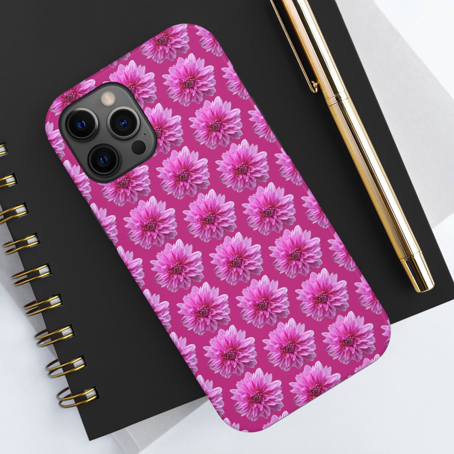 Pink Dahlia Pink Tough Phone Case