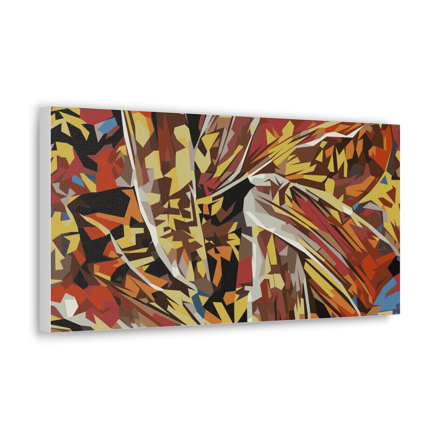 Abstract Floral Fiesta Canvas Gallery Wraps