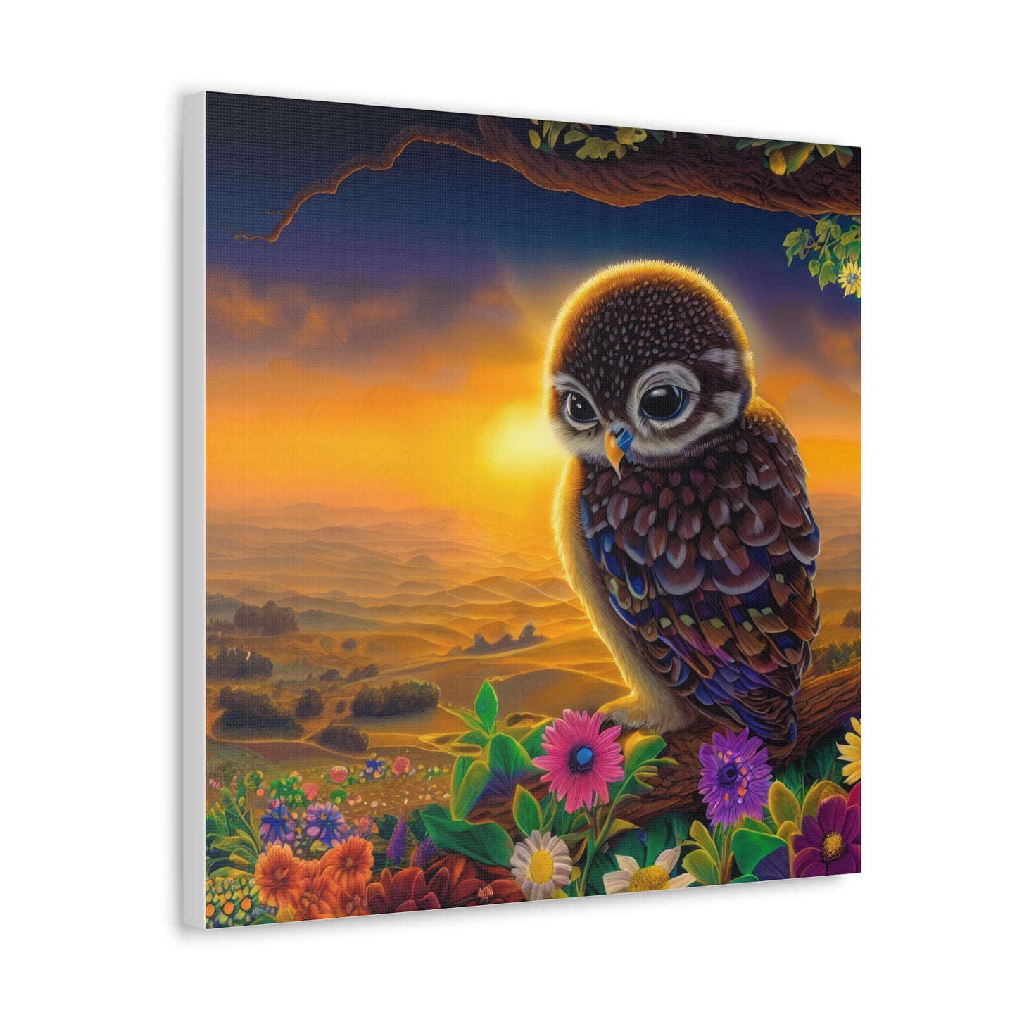 Ohio Owl - Canvas Wall Art