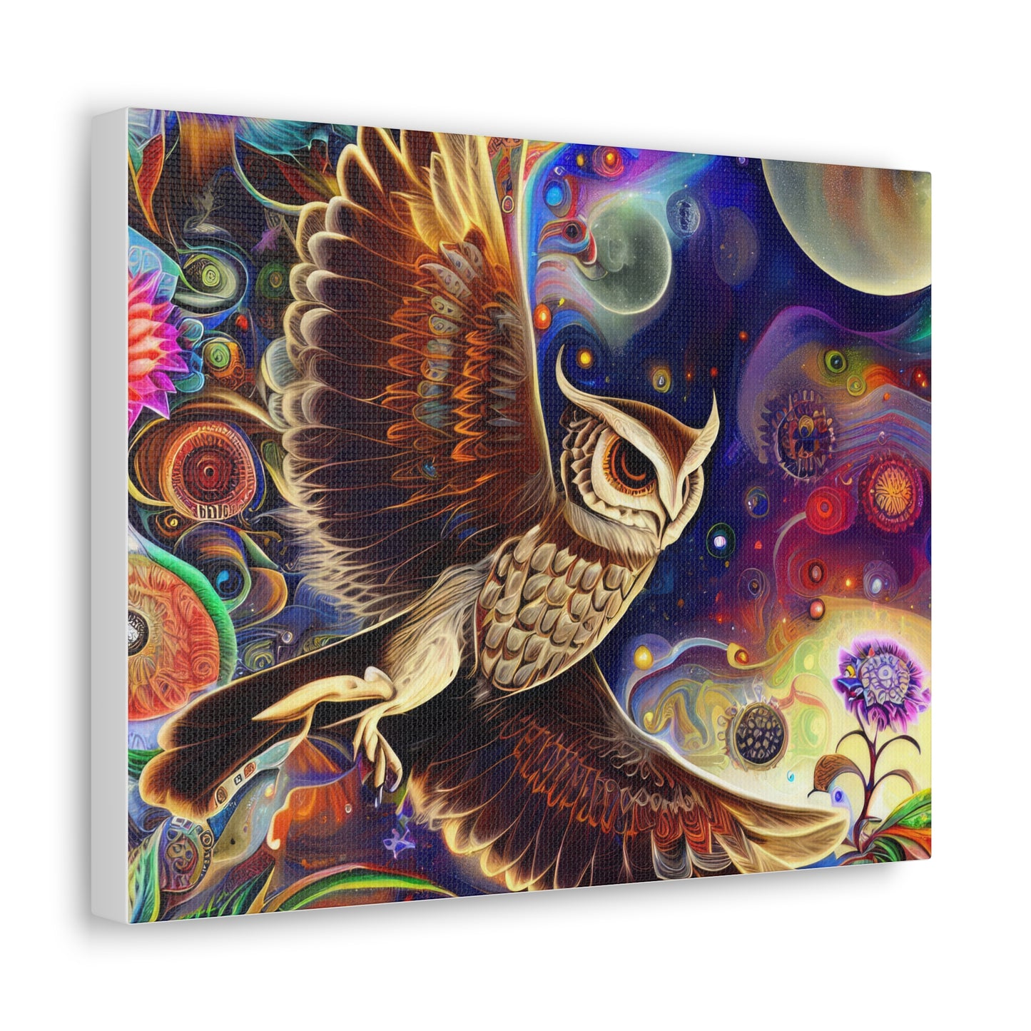 Michigan Owl - Canvas Wall Art