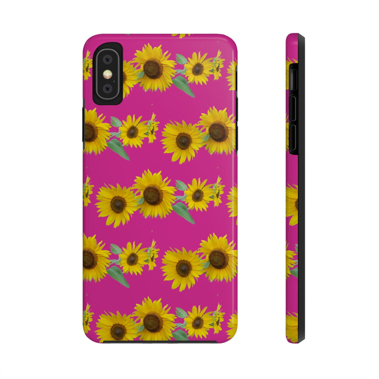 Sunflower Cluster Pink Tough Phone Case