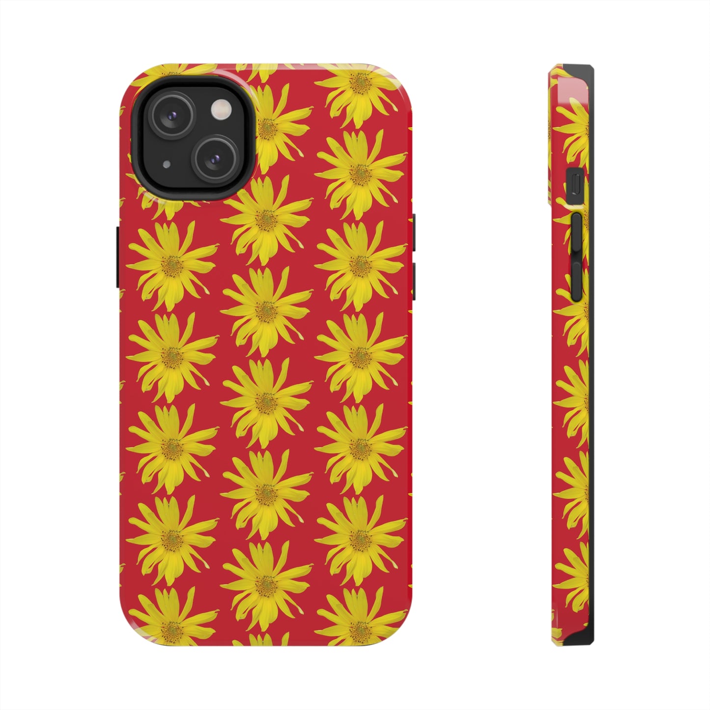 Wild Sunflower Red Tough Phone Case