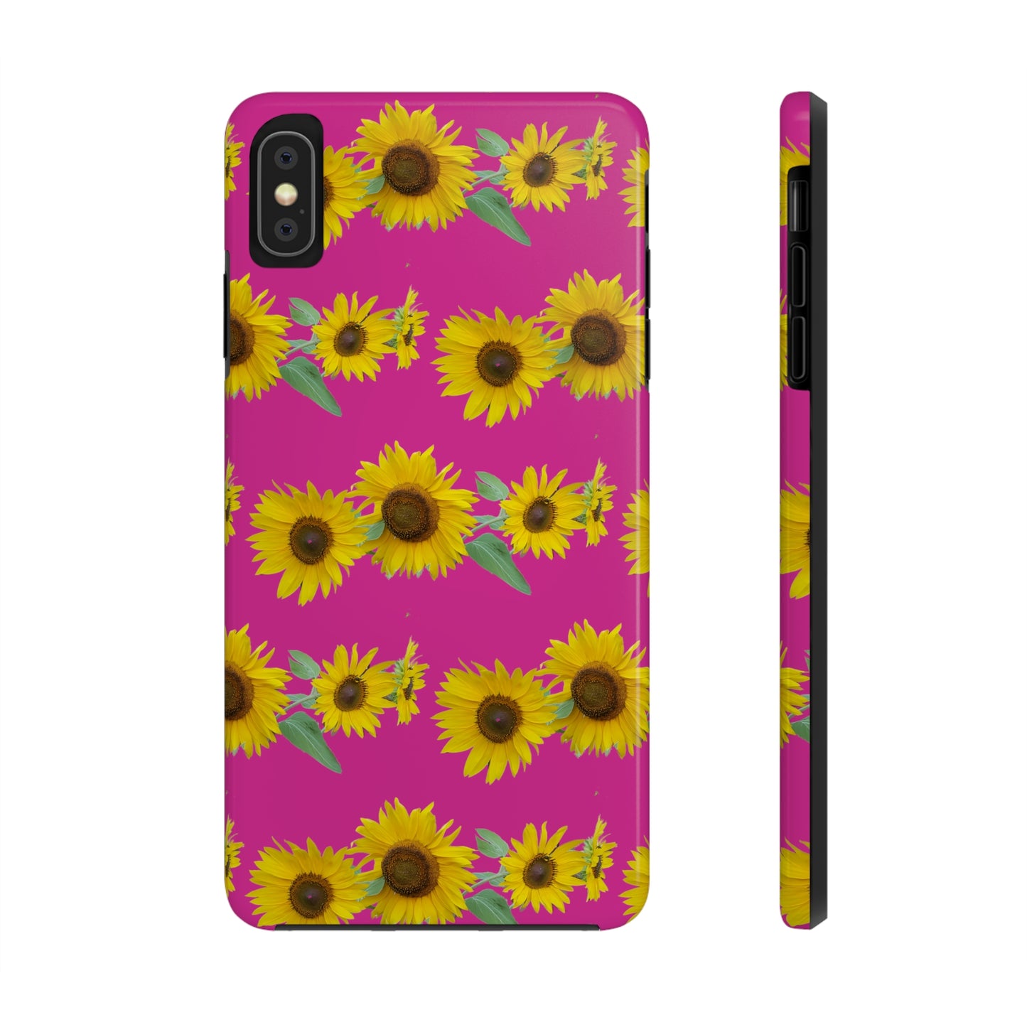 Sunflower Cluster Pink Tough Phone Case