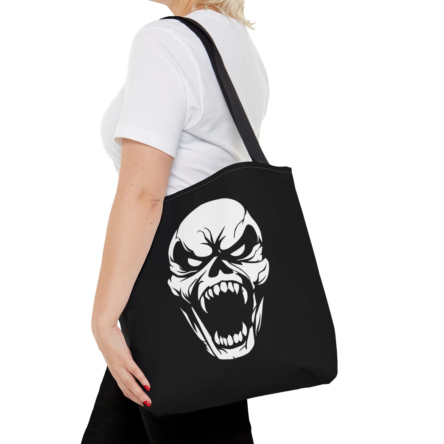 Wide Skull Tote Bag