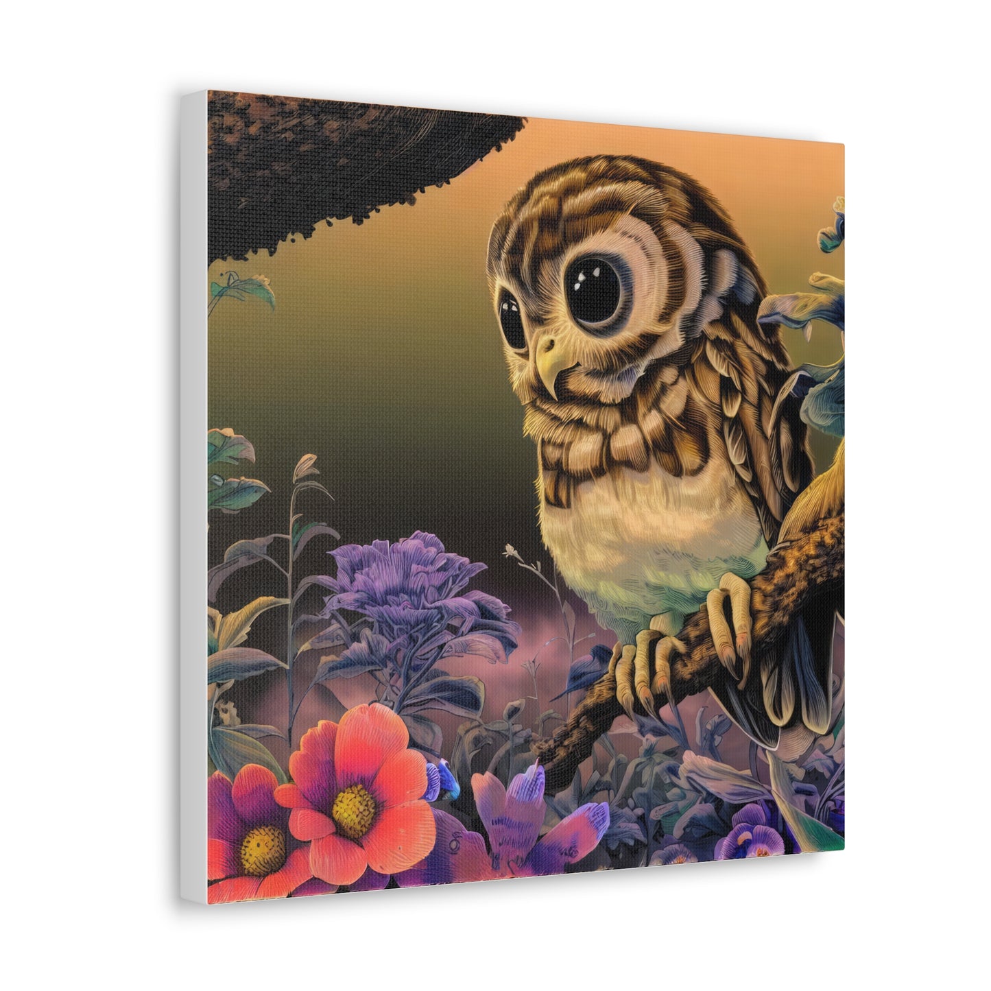 Connecticut Owl - Canvas Wall Art