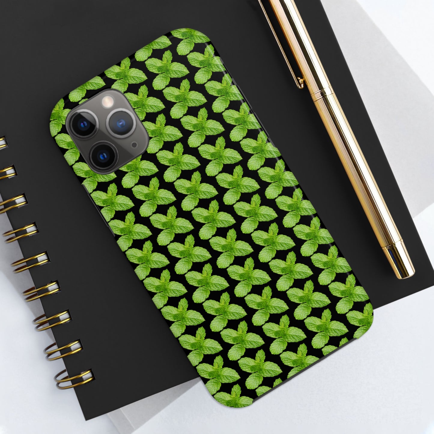 Mint Black Tough Phone Case