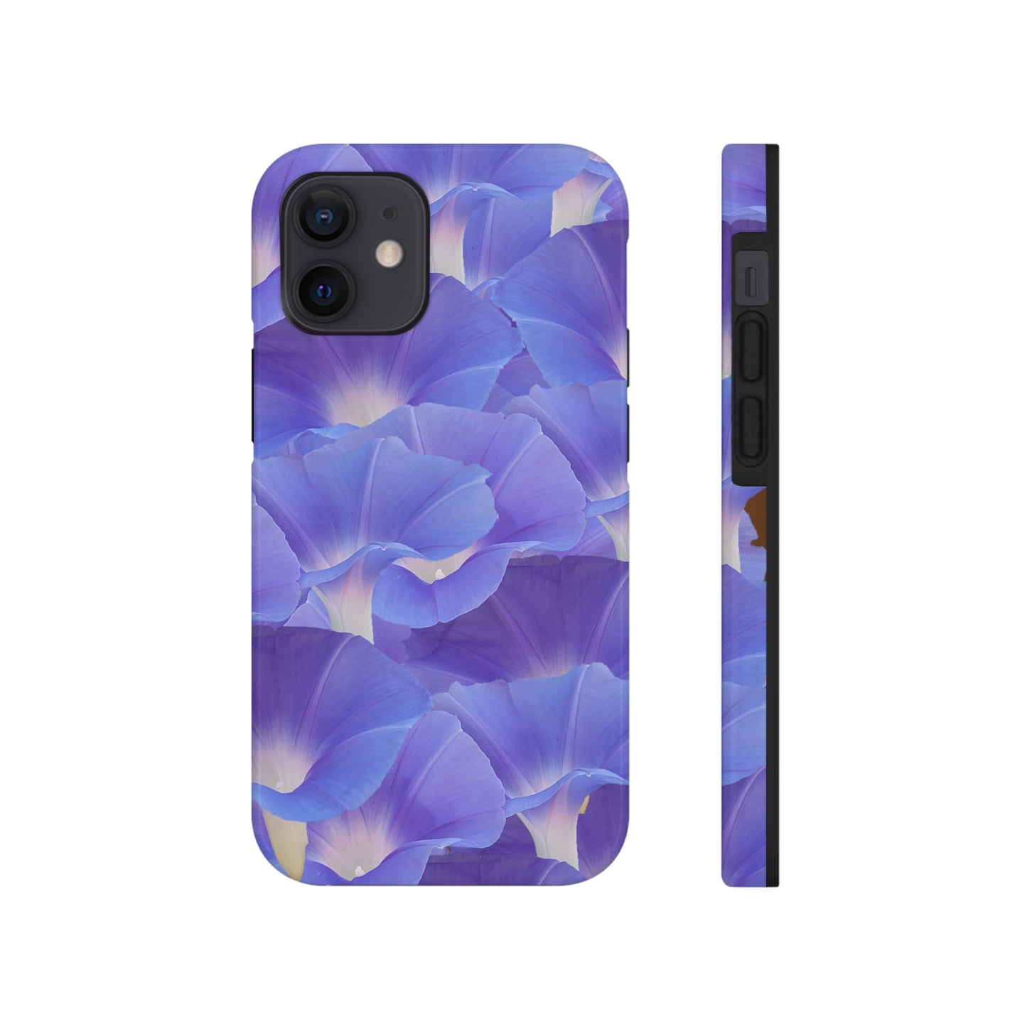 Blue Morning Glory Layers Tough Phone Case