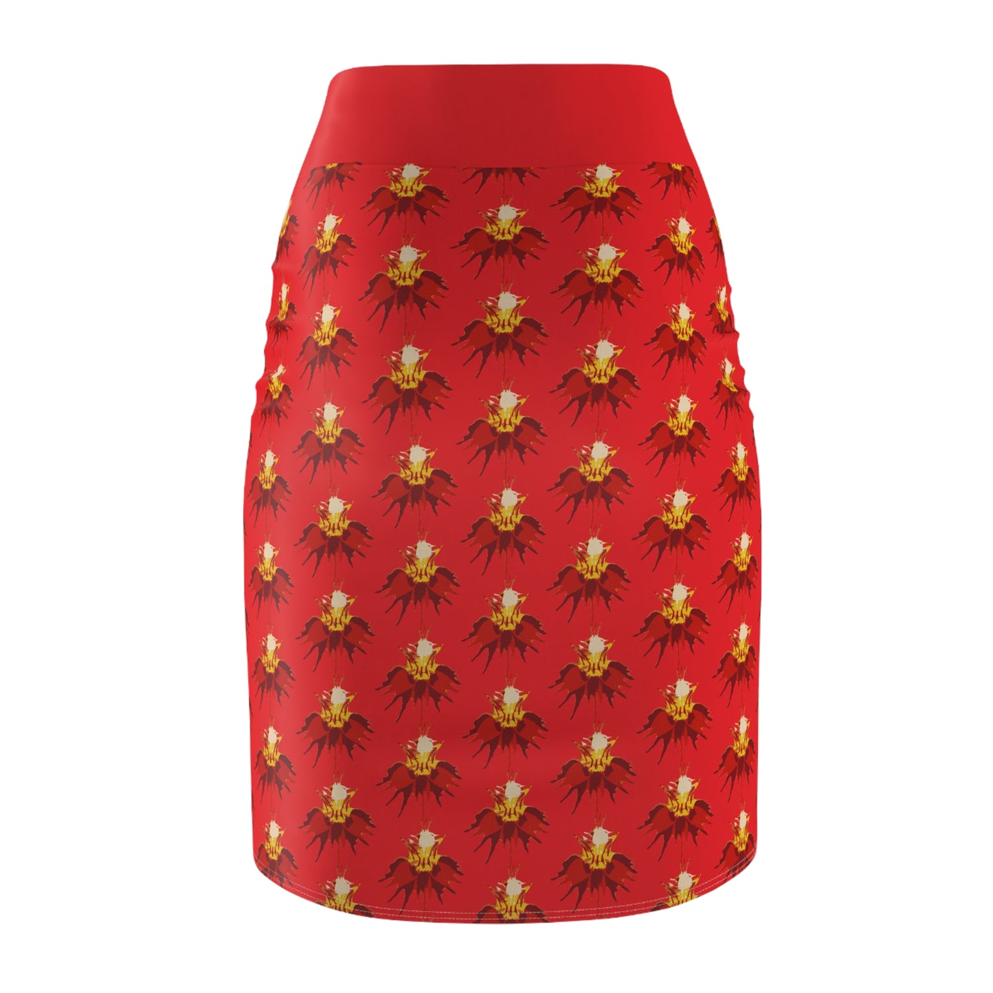 Orchid Sepal Pencil Skirt