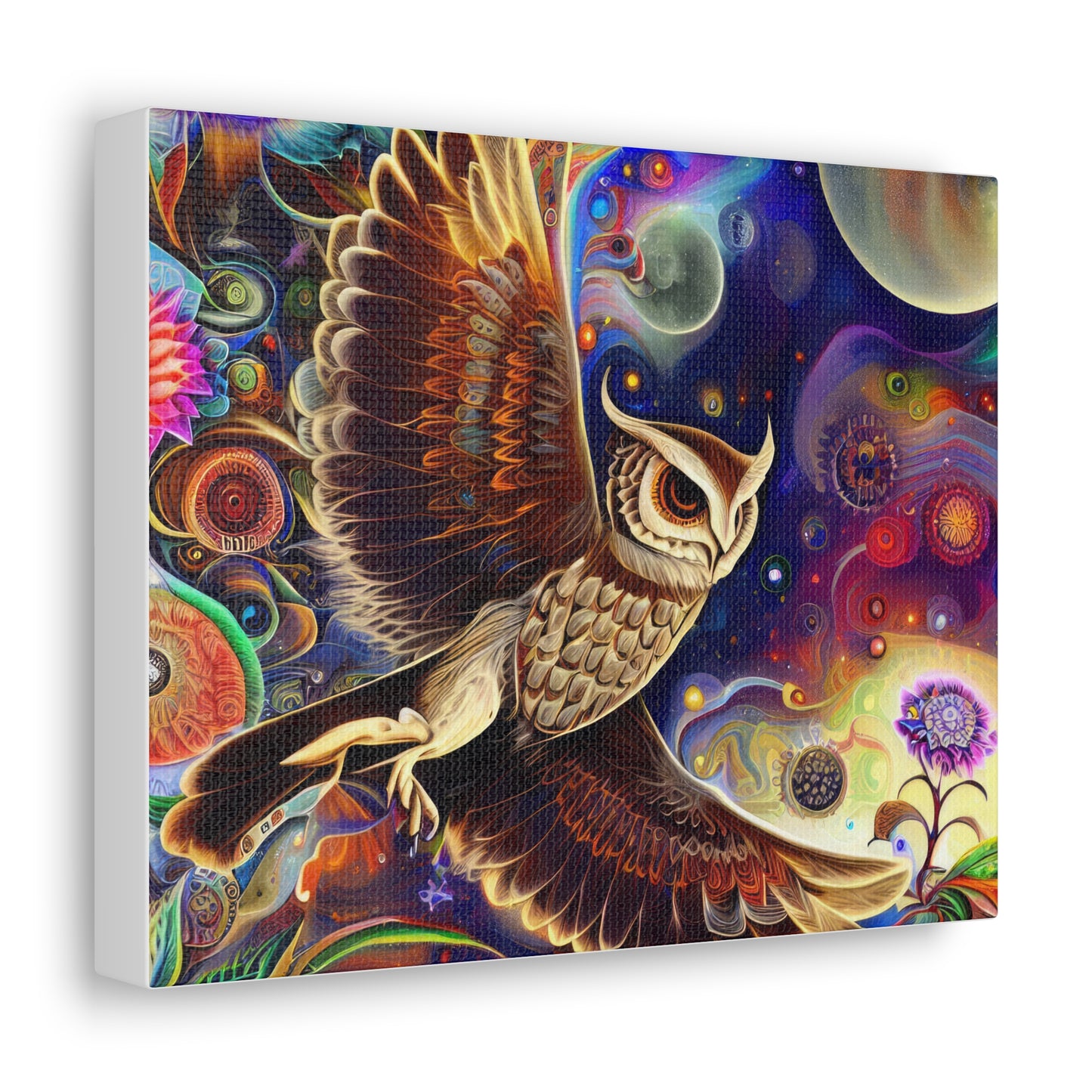 Michigan Owl - Canvas Wall Art