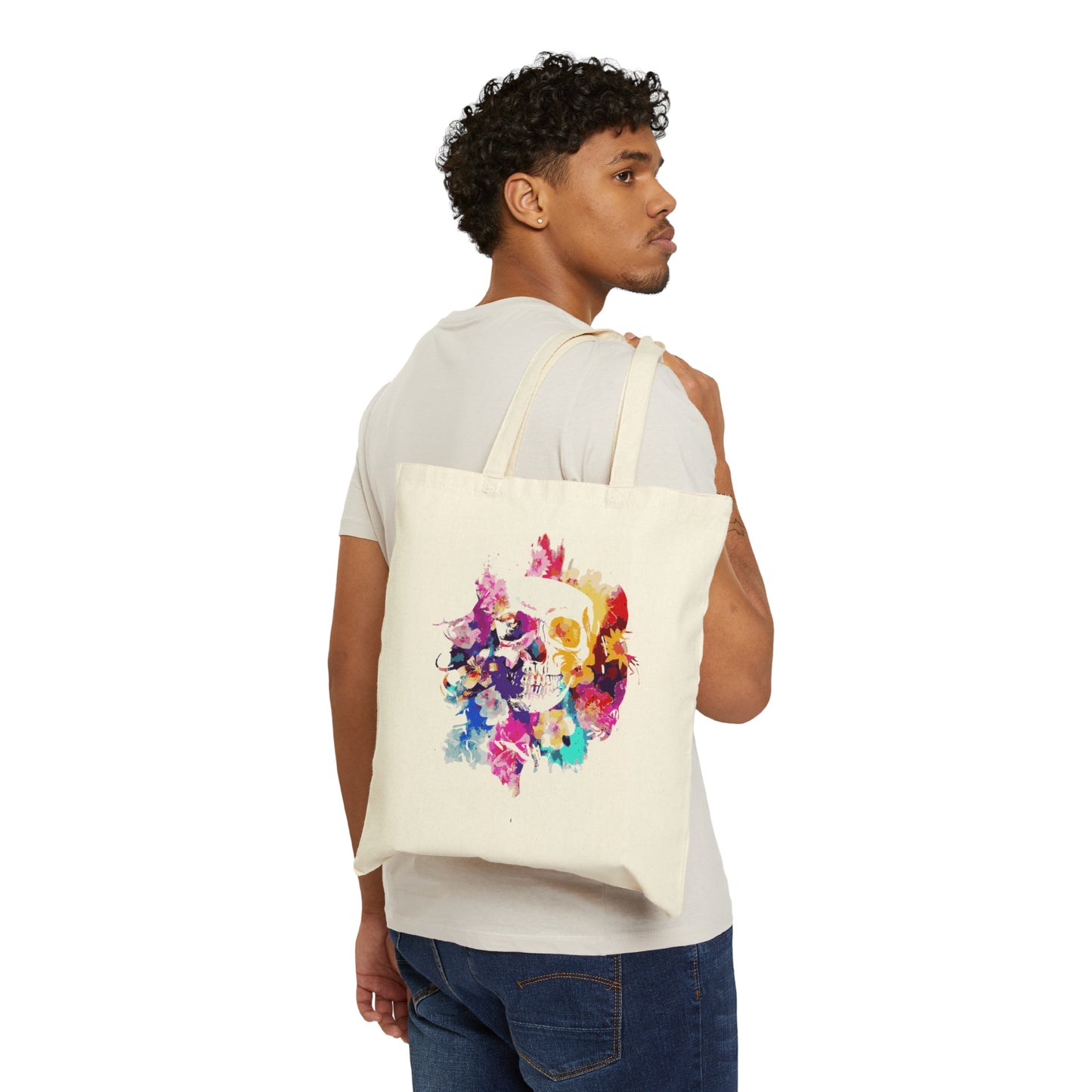 Doom and Bloom Cotton Canvas Tote Bag