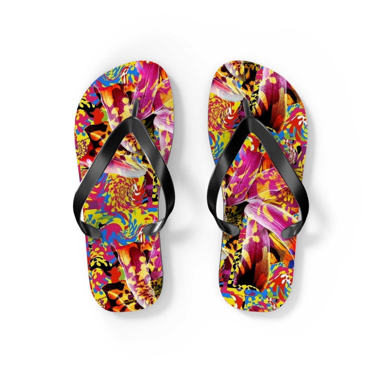 Floral Fiesta Flip Flops