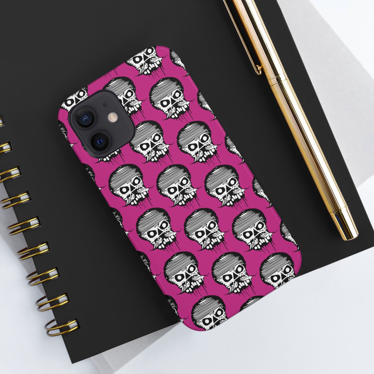 Skull Pink Tough Phone Case