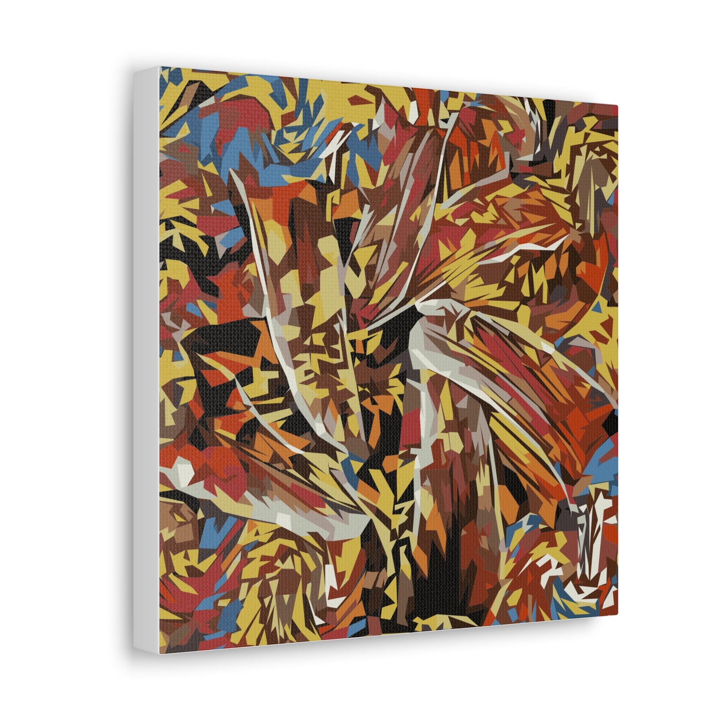 Abstract Floral Fiesta Canvas Gallery Wraps