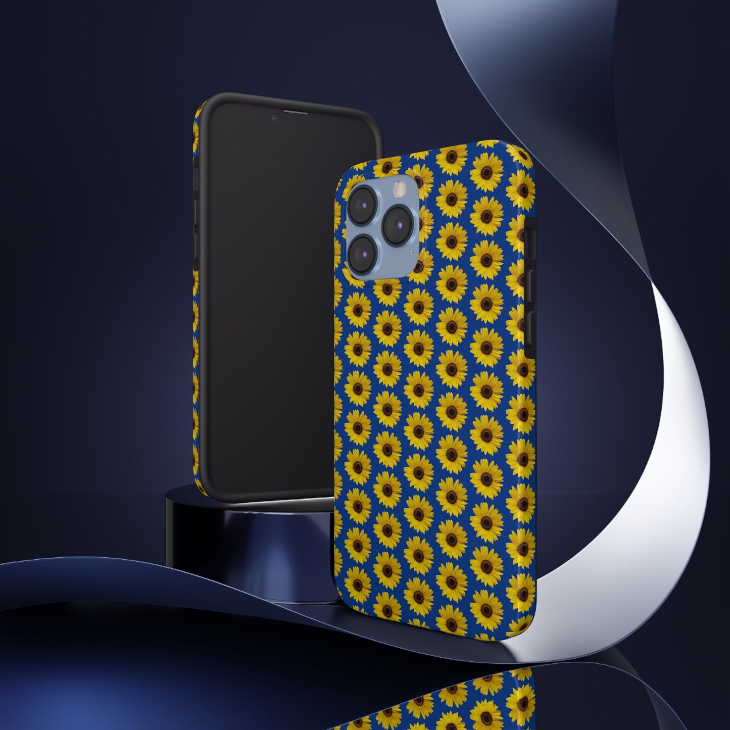 Sunflower Blue Tough Phone Case