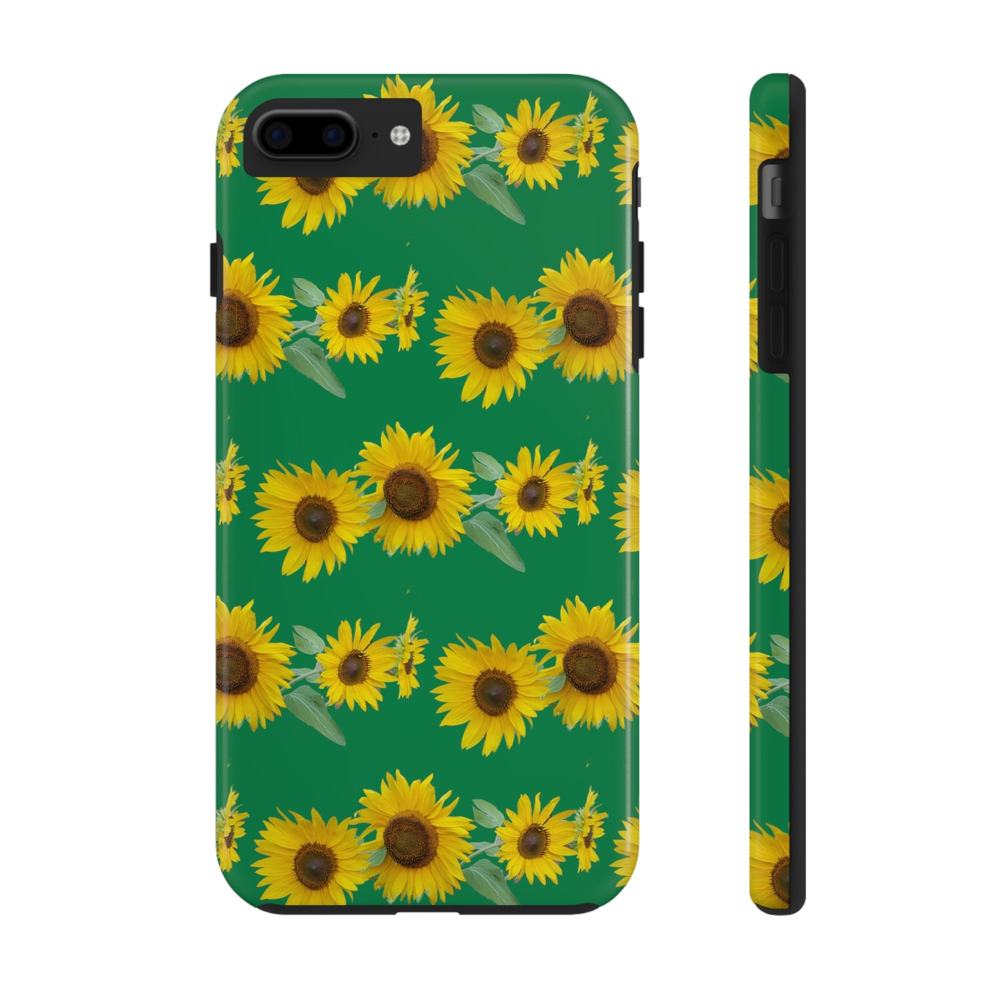 Sunflower Cluster Green Tough Phone Case