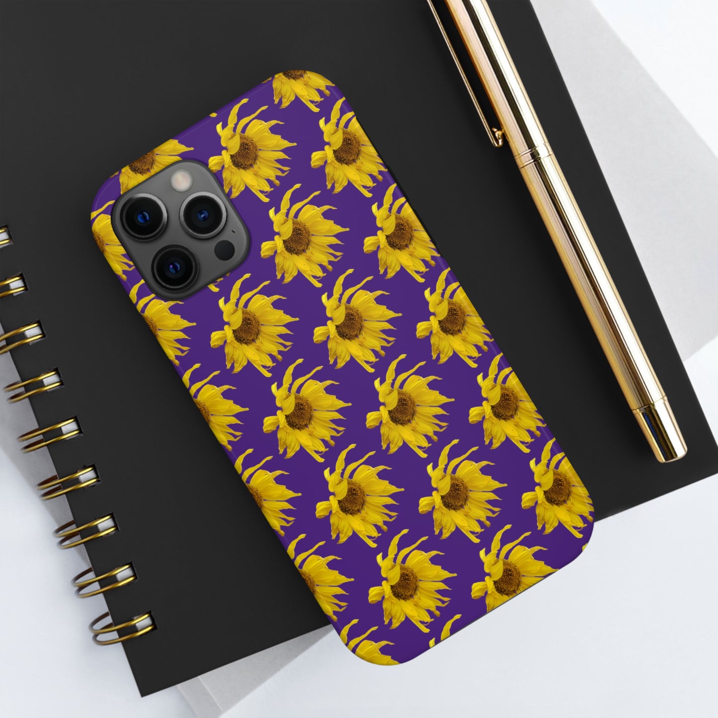 Fall Sunflower Purple Tough Phone Case