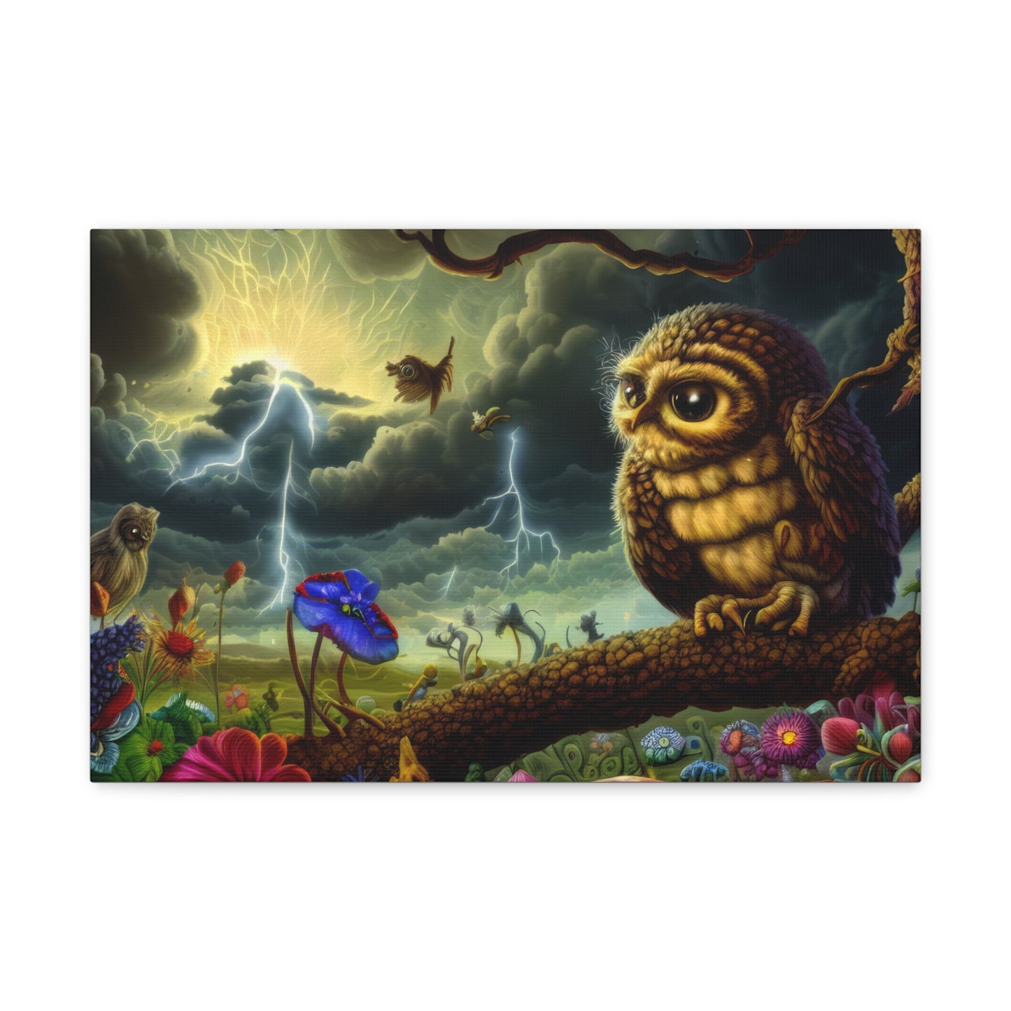 Vermont Owl - Canvas Wall Art