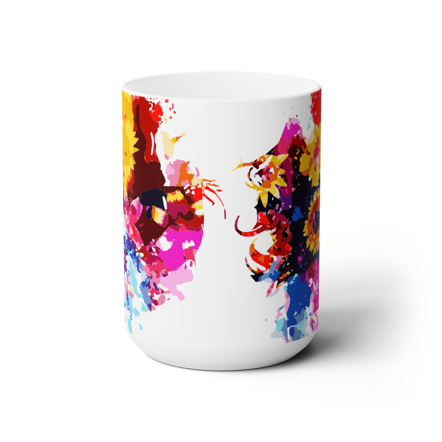 Floral Symphony Mug 15oz