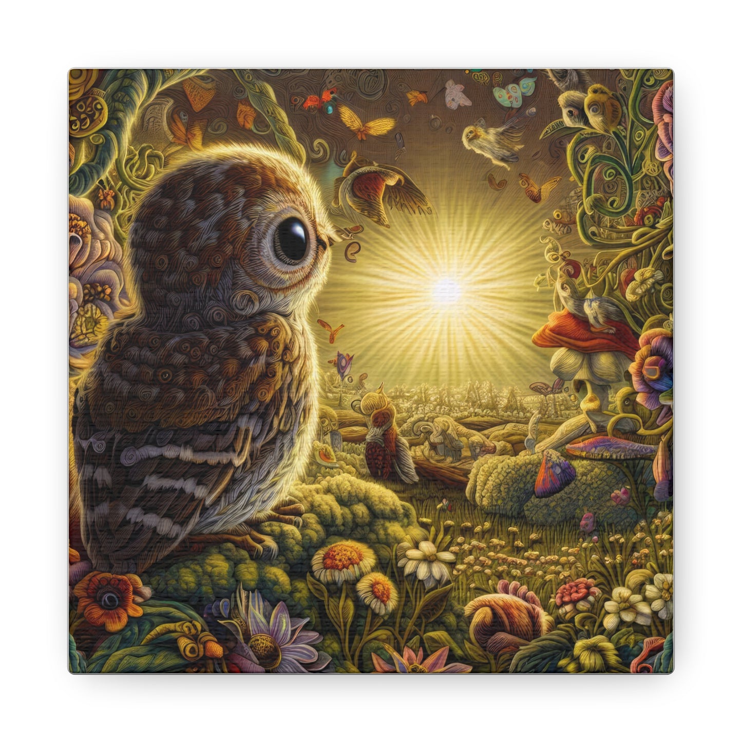 Massachusetts Owl - Canvas Wall Art