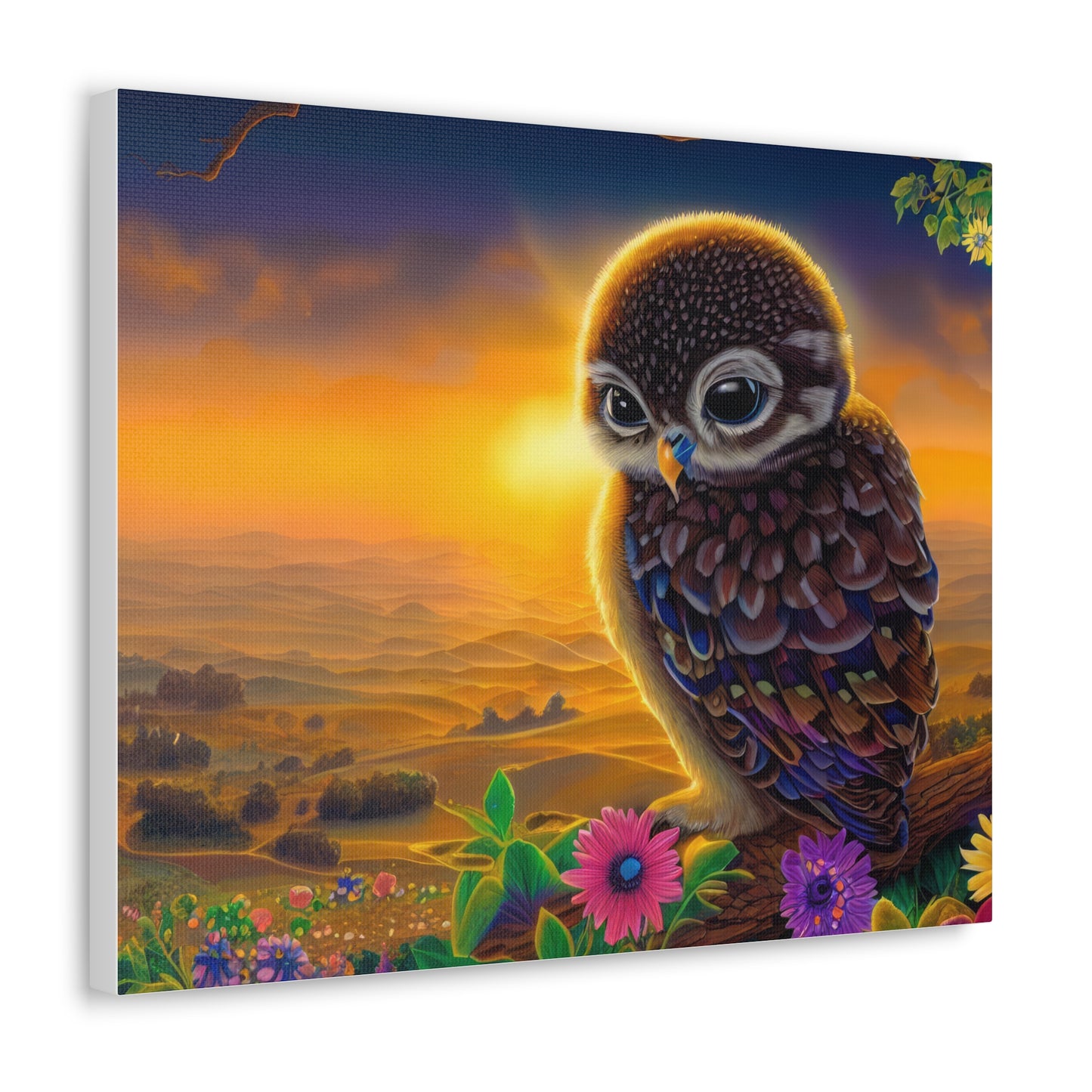 Ohio Owl - Canvas Wall Art