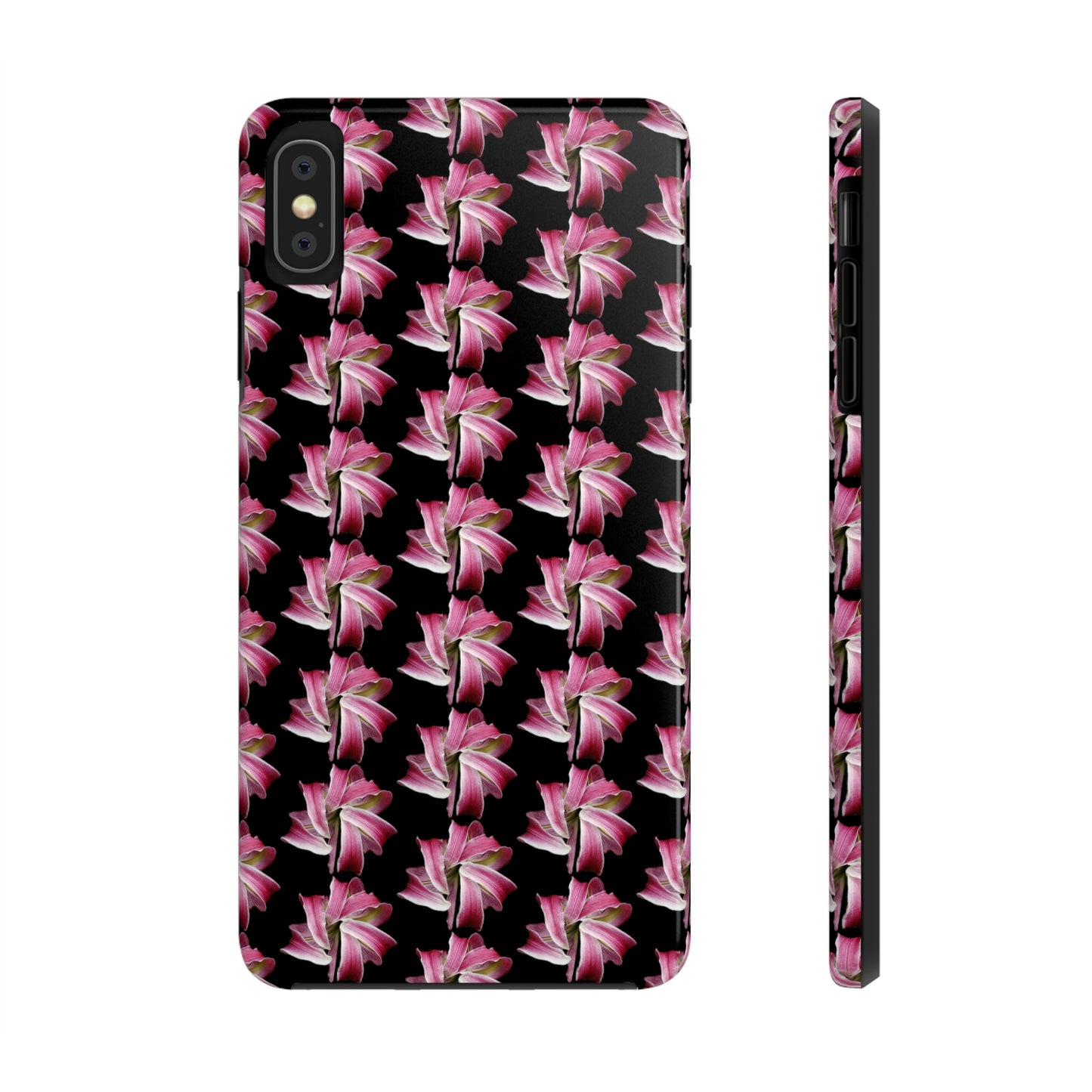 Morning Lily Black Tough Phone Case