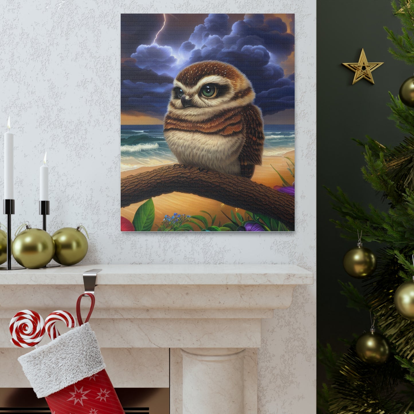 Florida Owl  - Canvas Wall Art