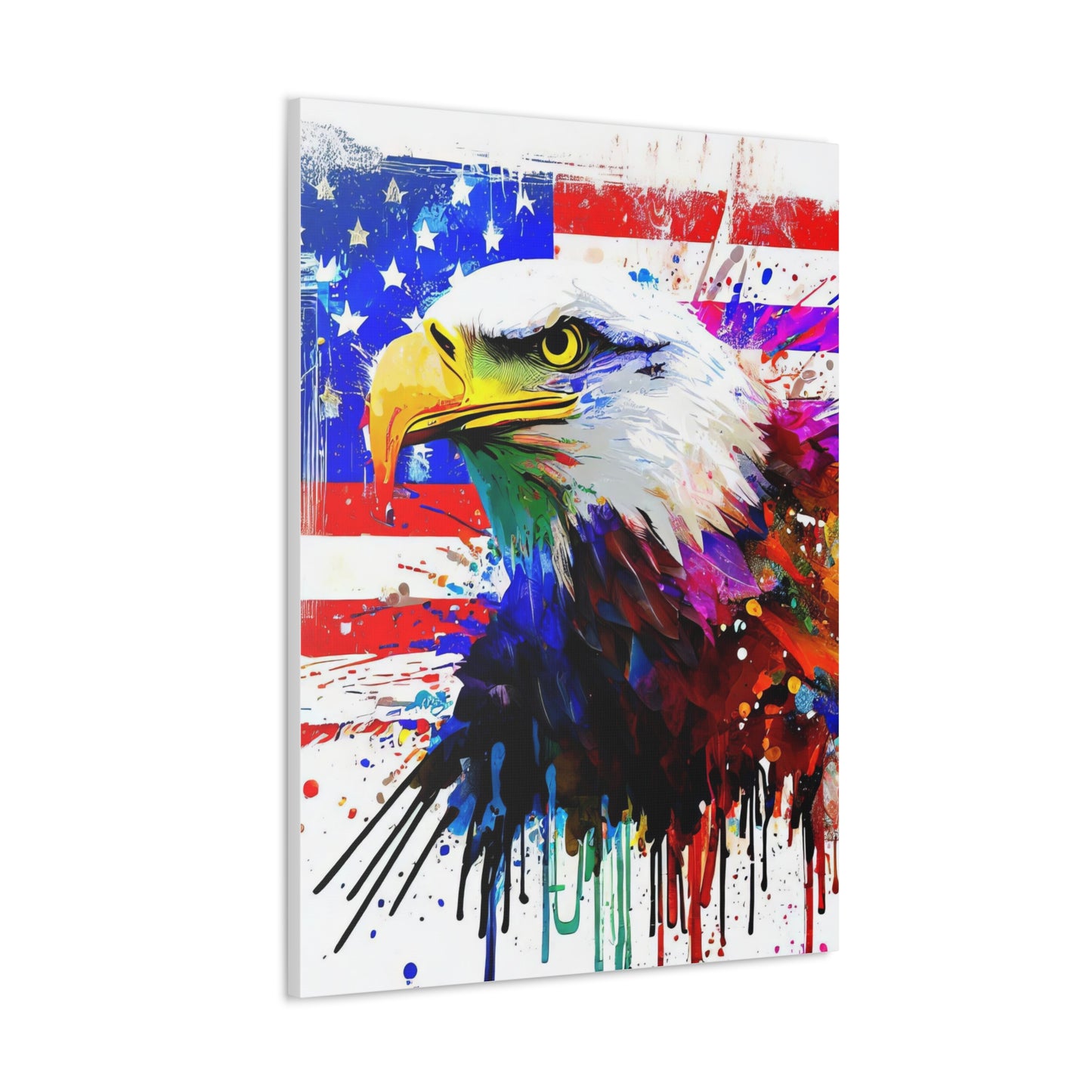 American Eagle Flag  - Canvas Wall Art